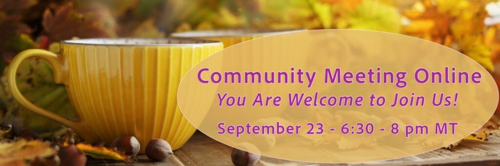 Online Community Meeting